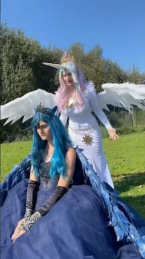 Princess Luna and Princess Celestia ❤️ #mlp #cosplay