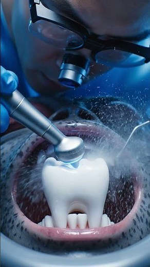 The doctor treats the alien's tooth. part 2