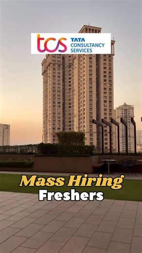 Ritik Patel on Instagram: "TCS Mass Hiring Freshers..‼️ . . . . Disclaimer: This video is for educational and informational purposes only. Mass hiring opportunities mentioned is the video are real and authenticated. Provided by the TCS."