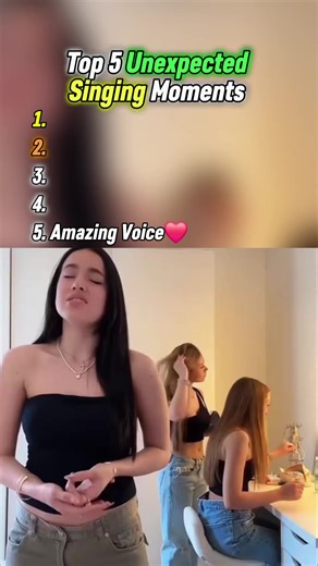 Top 5 unexpected Singing Moments #singing #unexpected #voice #ranking