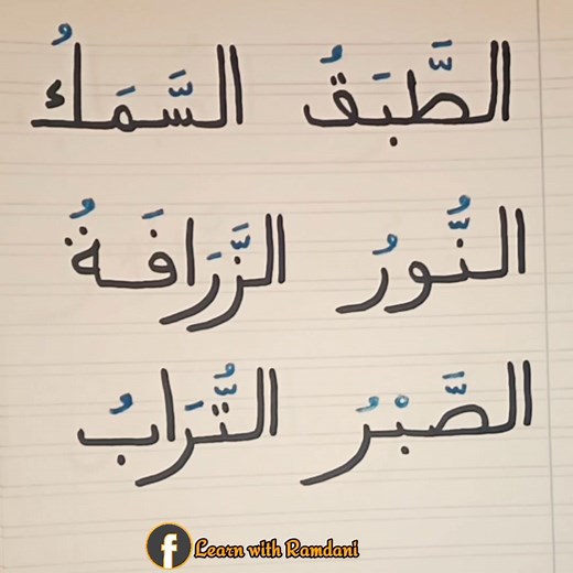 apprendre la langue arabe pour les débutants à partir de zéro, étape par étape | Learn With Ramdani