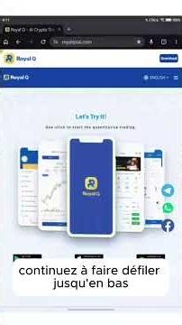 Tutoriel Royal Q : Comment installer et s’enregistrer (Étape par étape) 🤖🇫🇷