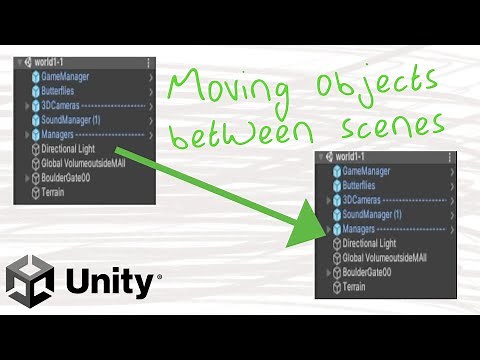 Unity Moving Gameobjects Between Scenes Tips, Easy and Fast