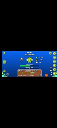 my first geometry dash loop