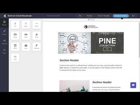 Get started with Keap—sending an email broadcast