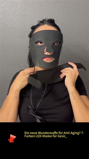 My 7-Color LED Face Mask TRANSFORMED My Skin! ✨ #RedLightTherapy #skincareroutine