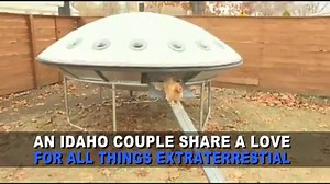 An Idaho couple's love for all things outer space, gave them the inspiration to create a chicken coop, shaped like a UFO! STORY: http://bit.ly/2lU6C7c | FOX 13 News - Tampa Bay