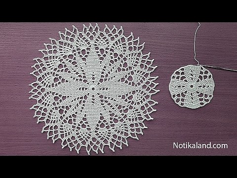 Crochet How to crochet doily Part 1 Crochet doily rug tutorial
