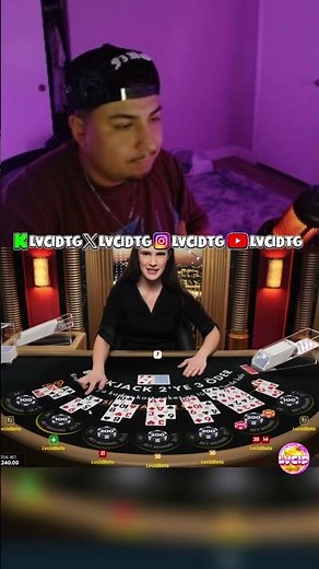 GOING ALL IN ON THIS FULL TABLE BET ON BLACKJACK... #blackjack #shorts #viral