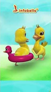Six Little Ducks Went Out One Day | Nursery Rhymes & Counting Songs | Infobells #babyrhymes