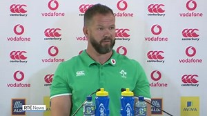 8.9K views · 194 reactions | Ireland head coach Andy Farrell explained his selection of Connacht's Cian Prendergast for Saturday's World Cup warm-up with England and said there had been a "disgusting circus" around his son Owen winning a red-card appeal Full story: https://www.rte.ie/sport/rugby/2023/0817/1400287-farrell-hits-out-at-disgusting-owen-farrell-coverage/ | RTÉ Sport | Facebook
