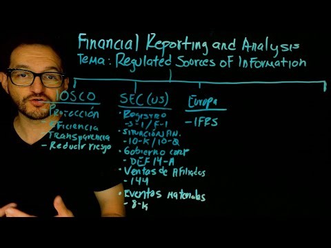 CFA Level I explicado en español: Regulated Sources and Information