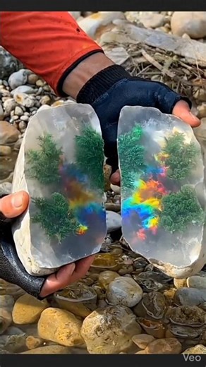 A stunning stone pattern revealed with AI creativity