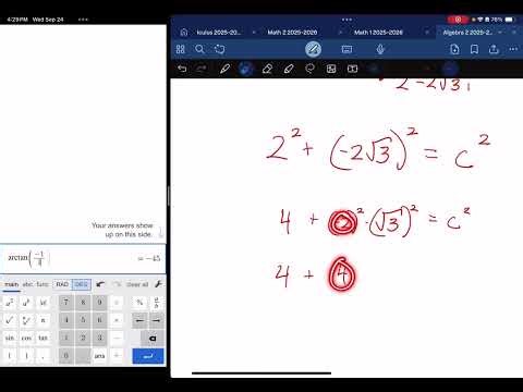 Algebra 2 HW: Modulus & Argument