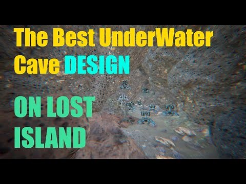 The BEST UNDERWATER CAVE Full Design Base Tour on Lost Island ARK