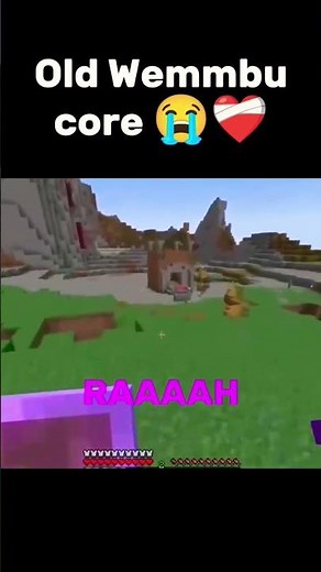Old Wemmbu core ❤️‍🩹✌️ Minecraft Unstable Smp #shorts #memes
