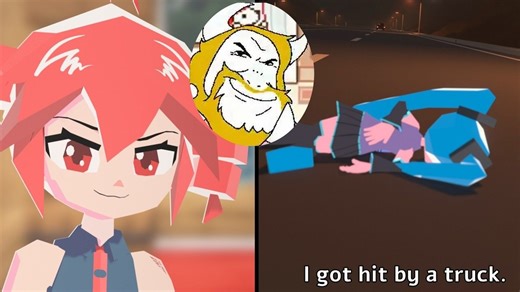 Asgore [Teto] TRIES to Run Over Dess [Miku] AGAIN (Deltarune animation)