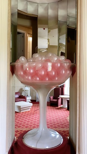A Pretty Cool Hotel Tour on Instagram: "You know we couldn’t go to Pocono Palace and not pop into the Roman Tower suite to visit a champagne tub!! Can’t wait to show you more from this visit 👀💕💕💕 Corey is a gem for this 😂 #poconopalace #champagnetub #retro #vintage #kitschycute #kitsch #70s #80s #interiordesign #celebrate #champagne"