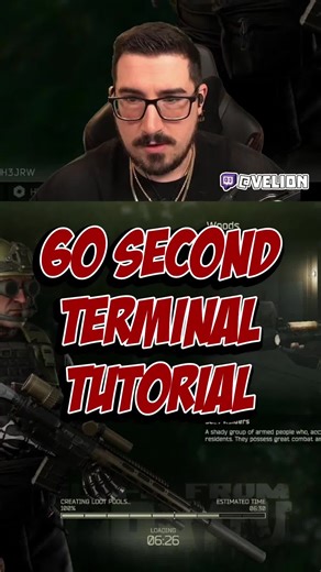 60 second terminal tutorial. #escapefromtarkov #eft #tarkov