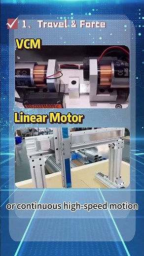 How to Choose Between Voice Coil Motor (VCM) and Linear Motor?