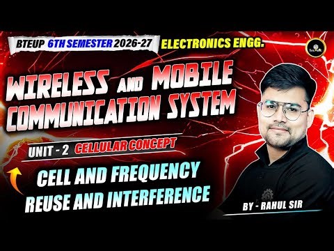CELL AND FREQUENCY RE USE AND INTERFERENCE || UNIT - 2 | ELECTRONICS ENGG 6TH SEM | ASTECHNIC #UPBTE