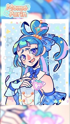 Tried Drawing Cure Wink… TOO CUTE?! ✨ (Kimi to Idol PreCure Fanart)