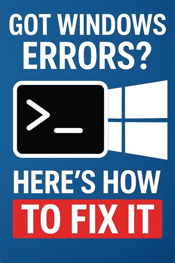 Repair Windows Using CMD (Fast!) #windows #pctips #WindowsFix #WindowsError #PCRepair #TechTips #WindowsTutorial #ComputerTips | Feelingprotv