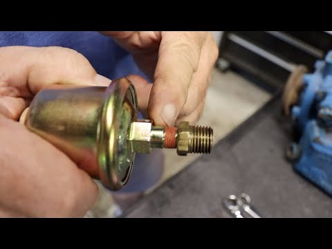 How to Install a Oil Pressure Sending Unit | Ford 351 Marine Engine
