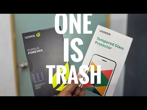 Iphone 17 Pro WSKEN vs UGREEN Tempered glass screen protector review