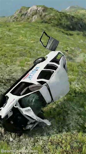 Ford E-Series Police Van Crashes From a High Cliff | BeamNG Drive #BeamCrash Ep.37