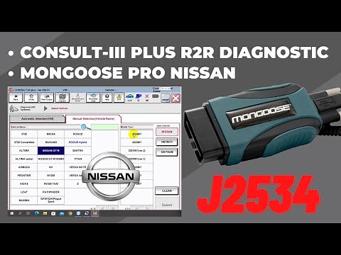 MONGOOSE PRO NISSAN | NISSAN CONSULT-III PLUS R2R DIAGNOSTIC SOFTWARE