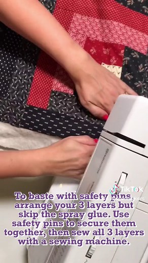 Learn how to make a quilt sandwich with us! 🥪 #quiltersoftiktok #quiltingismytherapy #quilttutorial #quiltingtutorial