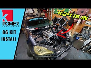 KPower 86 swap Install / k24 goes in