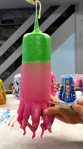 asmr candle off cut chop #gsycandles #wax #asmr #oddlysatisfying | Candle Couture