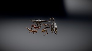 Jurassic Pack volume I & II models - 3D model by Muelsa