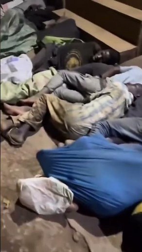 See how homeless kids sleep on streets in Africa