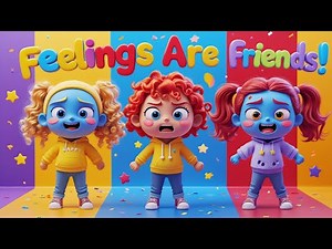 Feelings Are Friends! | Learn Emotions with Happy, Sad, Angry & Excited.