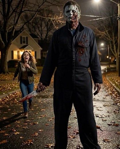 Zombie Michael Myers ATTACKED by Suburban Mom