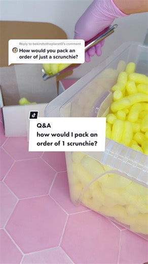 How to Pack a Scrunchie Order Efficiently