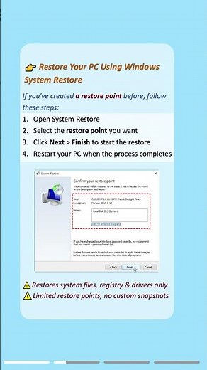 2 Easy Ways: Restore Your Computer to an Earlier Date