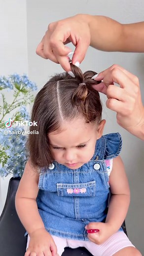 Two Bows Toddler Hairstyle — Easy Bow Hair For Kids