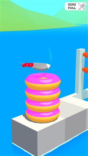 Slice It All Gameplay! Satisfying ASMR slicing game Level 1287 #sliceltall #short