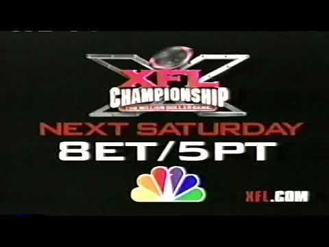 XFL on NBC promo 2001