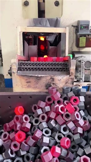 Nut stamping process- Good tools and machinery make work easy