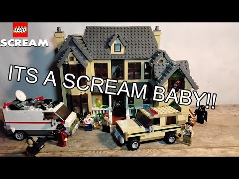 "ITS A SCREAM BABY!!" "LEGO" Scream, Stu Machers House set review