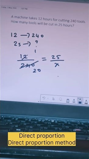Direct variation | Method 1 | Direct proportion method 📈➕⬆️⬆️