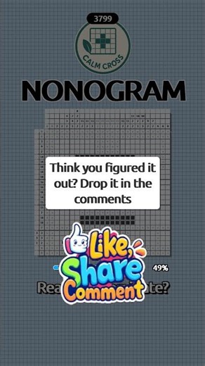 Easy Nonogram 25x25 Think You Can Solve It? #3799