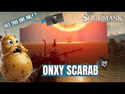 😱 FIRST TIME FIGHTING ONYX SCARAB – Soulmask: Shifting Sands (This is INSANE)