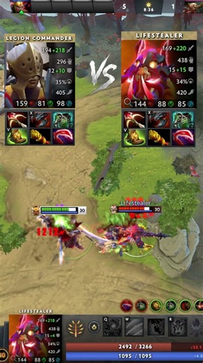 Legion Commander vs Lifestealer 😱 Level 30, Same Items, No Spells! Who Wins?