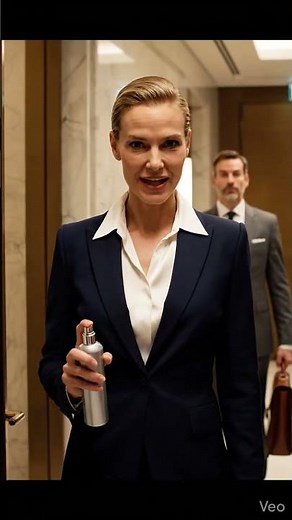 Elle assume tout… grâce au spray 💼🚽 caca